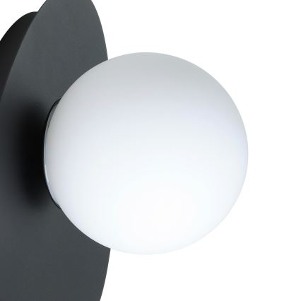 Eglo - Applique LED da bagno 1xG9/4,2W/230V IP44 nera