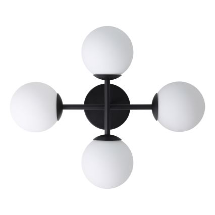 Eglo - Plafonnier LED pour salle de bains en applique 4xG9/4,2W/230V IP44 noir