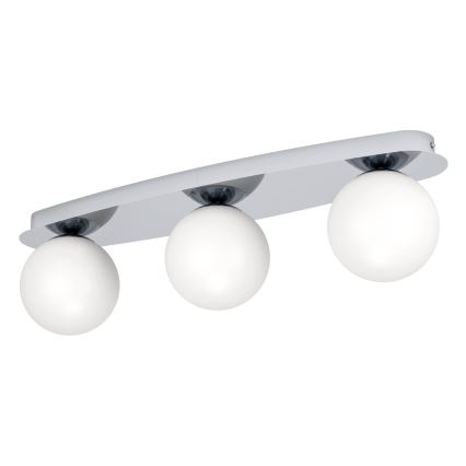 Eglo - Plafoniera LED per bagno 3xG9/4,2W/230V IP44 cromo lucido