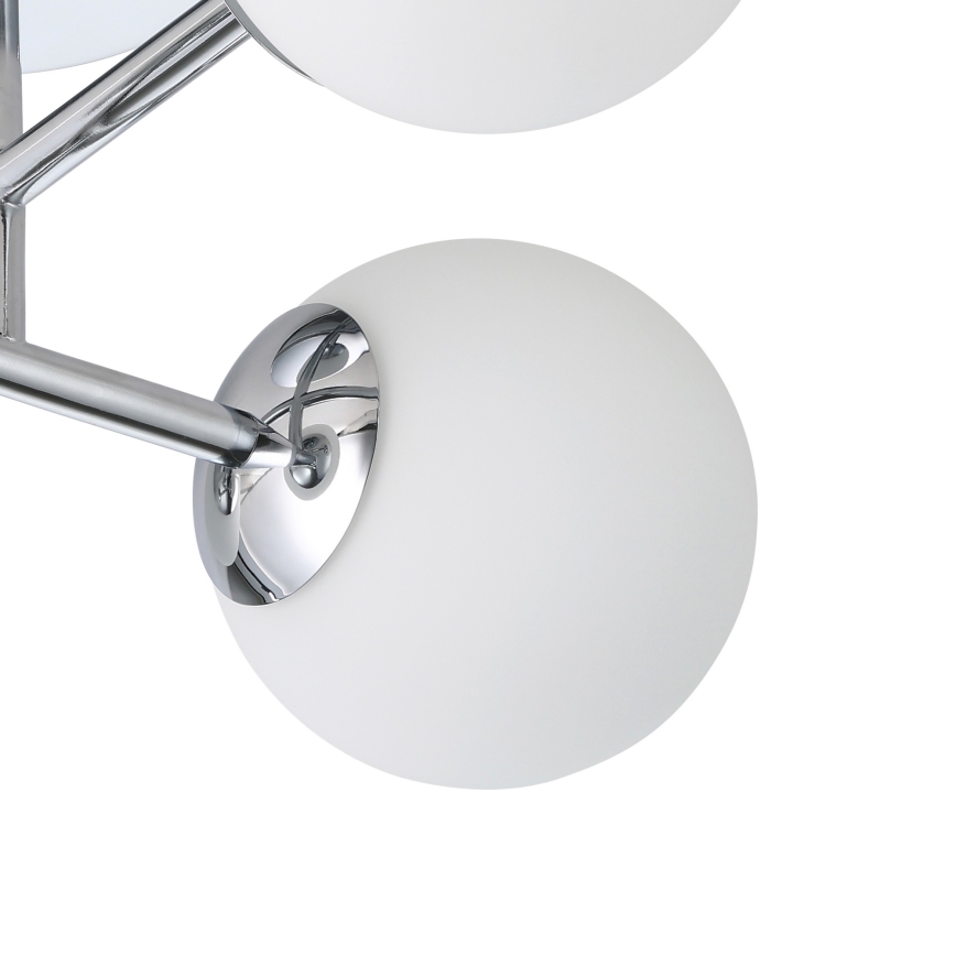 Eglo - Plafoniera LED da bagno a montaggio superficiale 4xG9/4,2W/230V IP44 cromo lucido