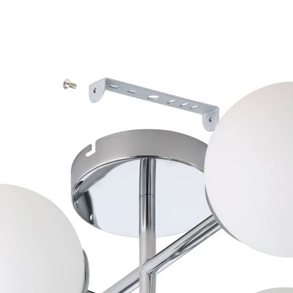 Eglo - Plafonnier LED pour salle de bains, montage en surface 4xG9/4,2W/230V IP44 chrome brillant