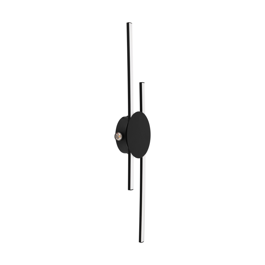 Eglo - Applique murale LED/20W/230V + LED/0,91W noire