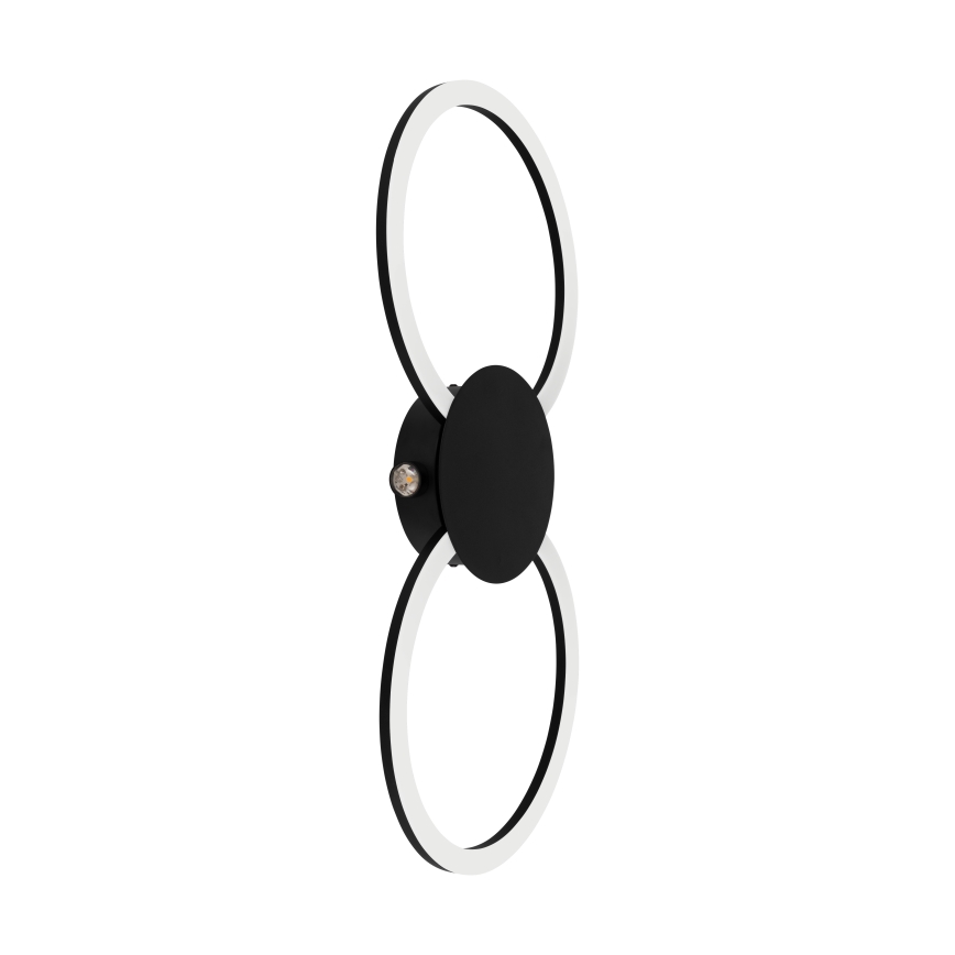 Eglo - Applique da parete LED/20W/230V + LED/0,91W nera