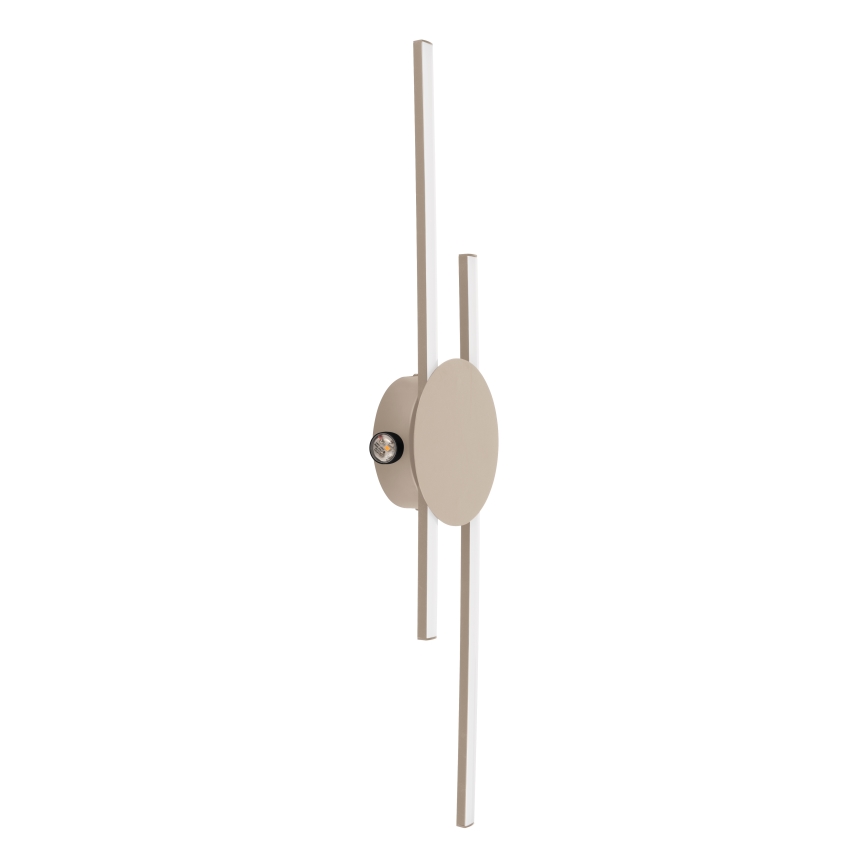 Eglo - Lampada da parete a LED 20W/230V + LED 0,91W beige