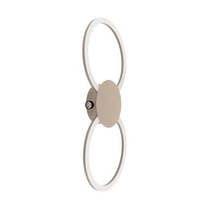 Eglo - Lampada da parete LED/20W/230V + LED/0,91W beige