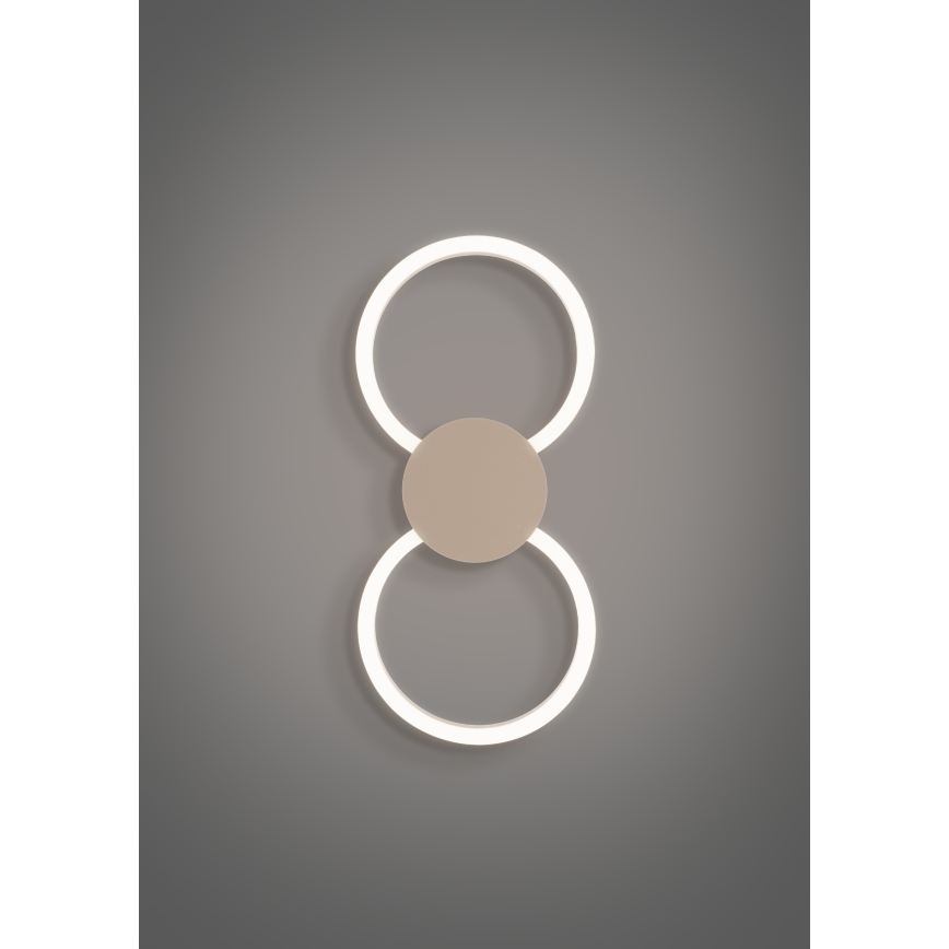 Eglo - Lampada da parete LED/20W/230V + LED/0,91W beige