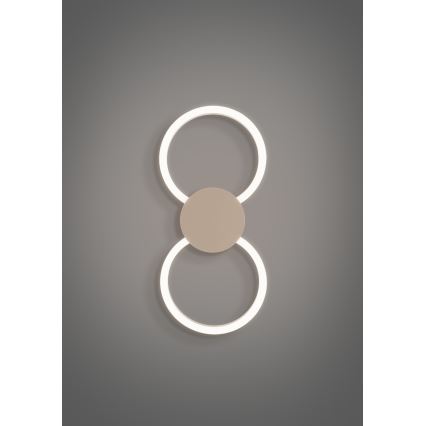 Eglo - LED Applique murale LED/20W/230V + LED/0,91W beige