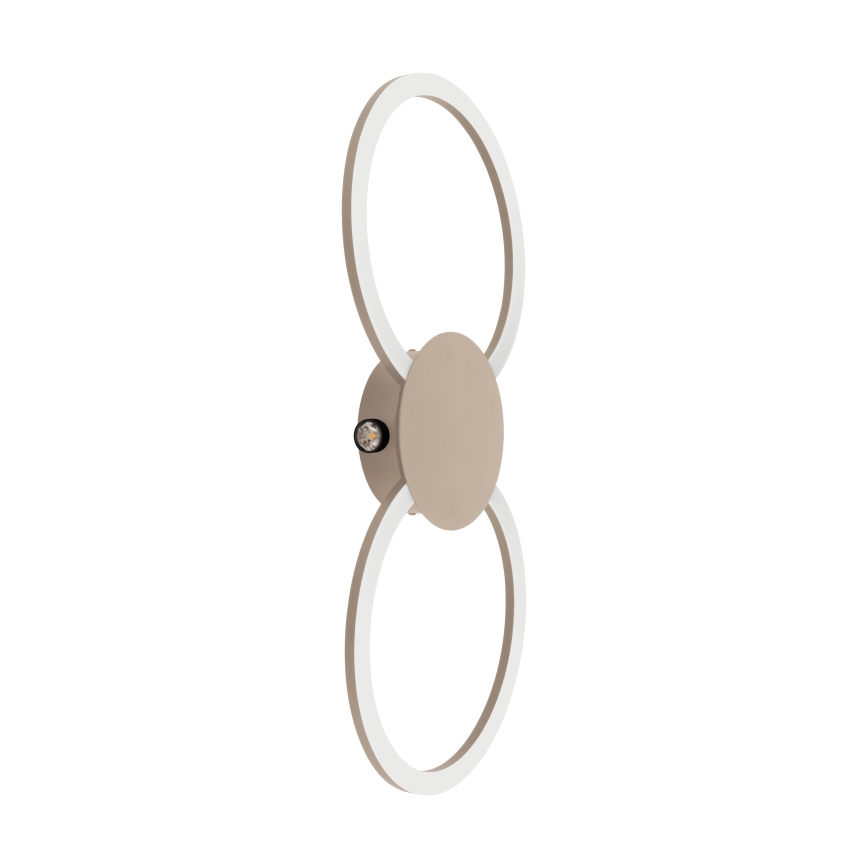 Eglo - LED-Wandleuchte LED/20W/230V + LED/0,91W beige