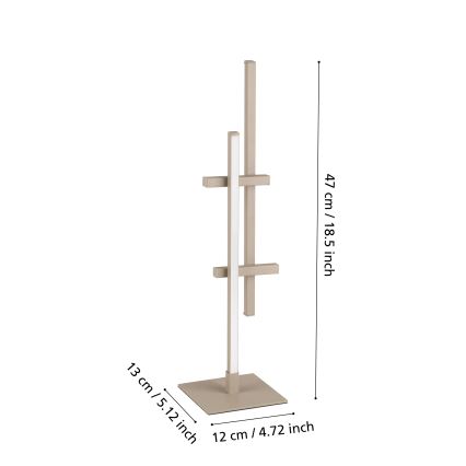 Eglo - Lampe de table LED/6,5W/230V beige