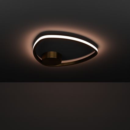 Eglo - Plafonnier LED LED/9,7W/230V Ø 37,5 cm doré