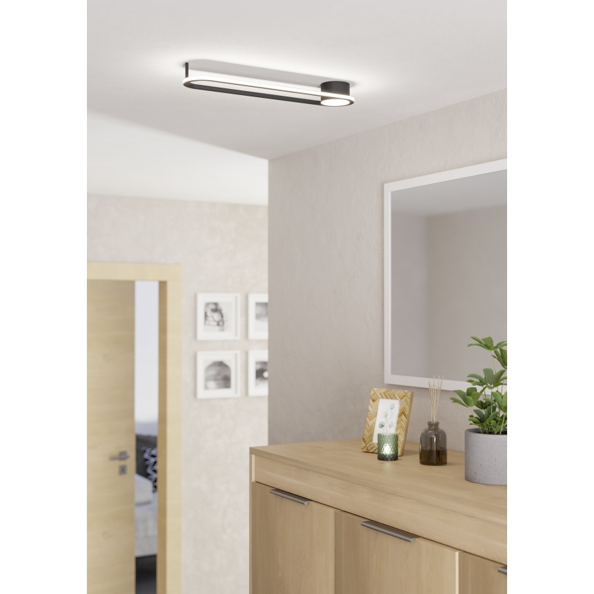 Eglo - LED-Deckenleuchte LED/24W/230V 2700/4000/6500K schwarz