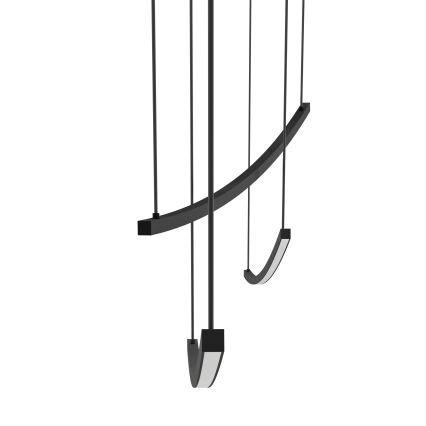 Eglo - Suspension LED dimmable sur câble LED/22W/230V 2700/4000/6500K noire