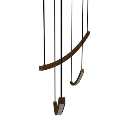 Eglo - LED-dimmbare Pendelleuchte an Kabel LED/22W/230V 2700/4000/6500K goldfarben