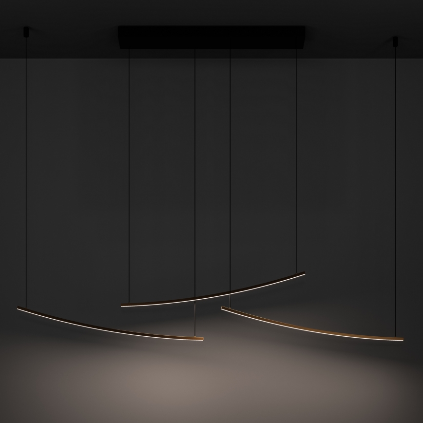 Eglo - LED-dimmbare Pendelleuchte an Kabel LED/22W/230V 2700/4000/6500K goldfarben