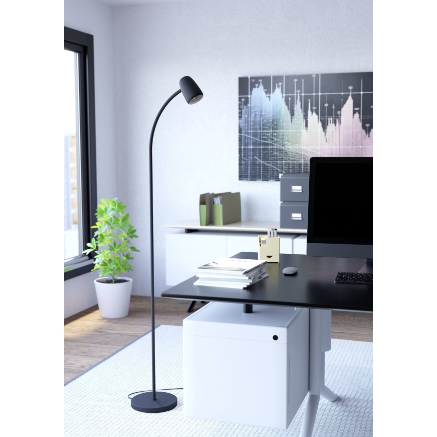 Eglo - Lampada da terra 1xE14/18W/230V nera