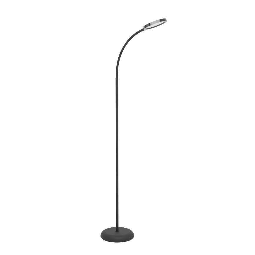 Eglo - Lampada da terra LED dimmerabile e flessibile LED/5,5W/230V 2700/4000/6500K nera