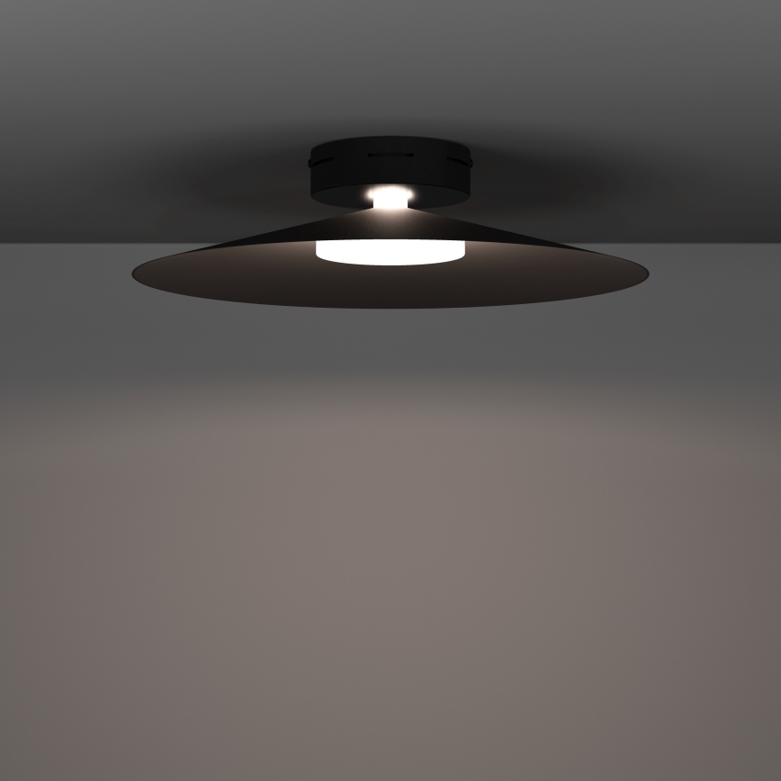 Eglo - LED RGBW dimmbare Deckenleuchte LED/15,5W/230V 2700-6500K pr. 45 cm schwarz