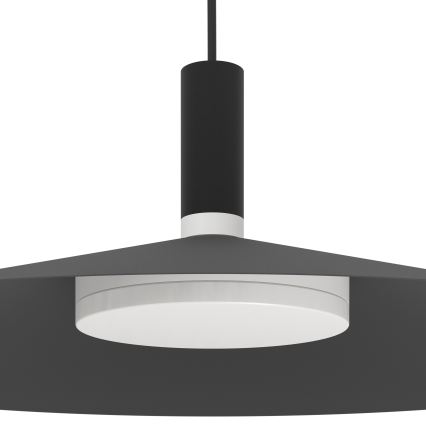 Eglo - Lampada a sospensione LED RGBW dimmerabile con cavo LED/15,5W/230V 2700-6500K nero