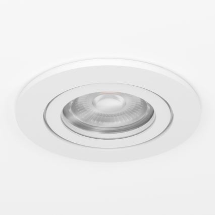 Eglo - Spot LED da incasso per bagno 1xGU10/4,5W/230V IP44 bianco