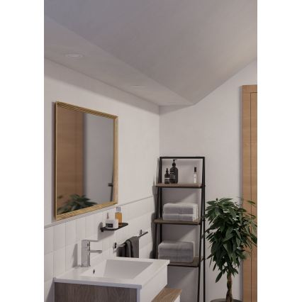 Eglo - Set da 3 faretti LED da incasso per bagno 1xGU10/4,5W/230V IP44 bianco