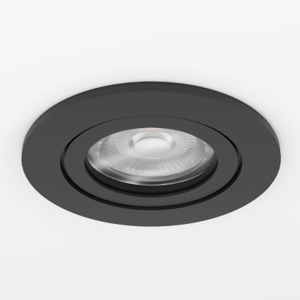 Eglo - Spot encastré LED pour salle de bains 1xGU10/4,5W/230V IP44 noir