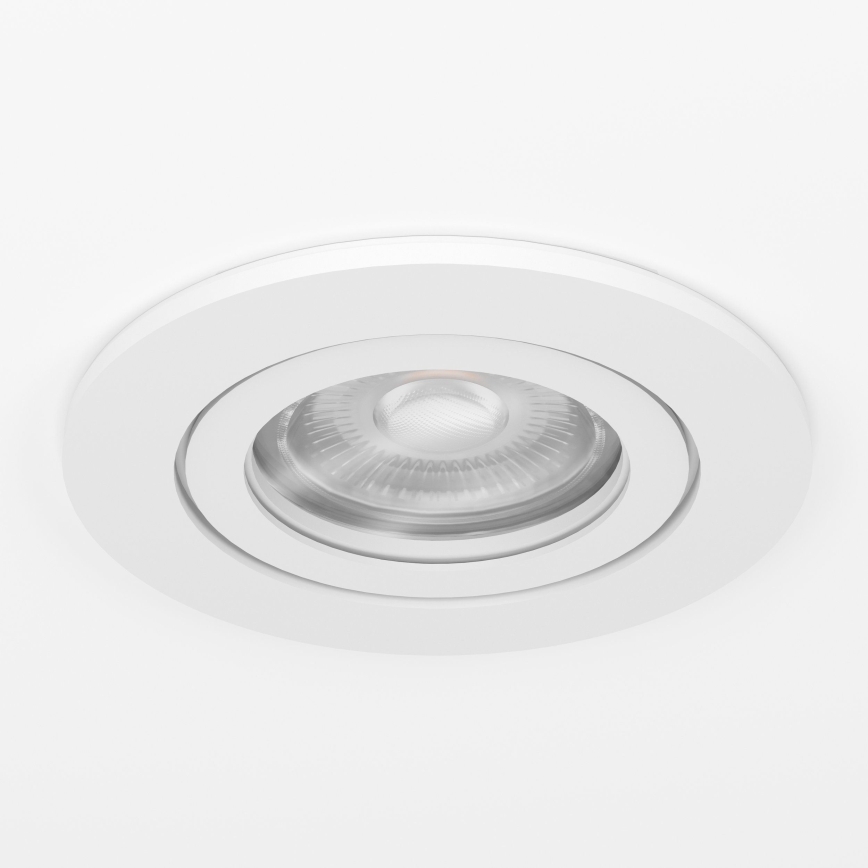 Eglo - LED-Einbaustrahler für Badezimmer, 1×GU10/4,5 W/230 V, IP44, weiß