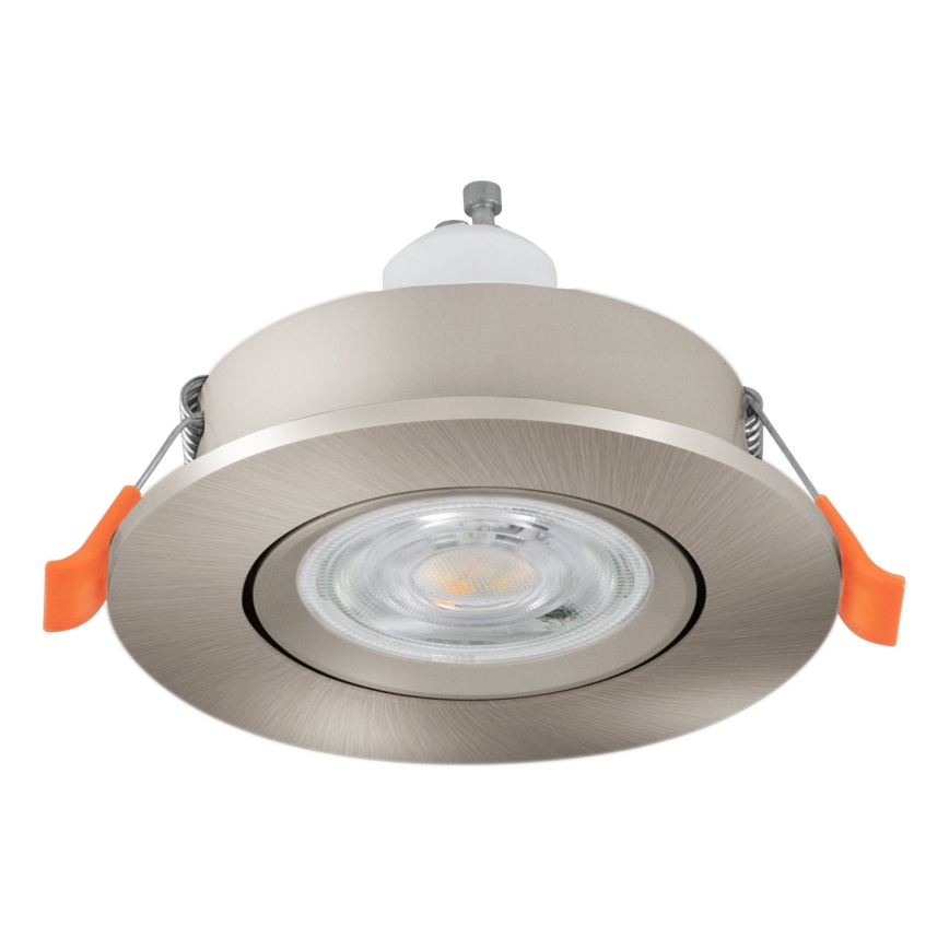 Eglo - LED Einbaustrahler für Badezimmer 1xGU10/4,5W/230V IP44 mattchrom