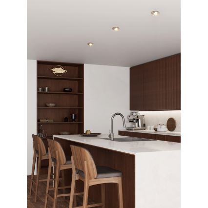 Eglo - faretto da incasso LED 1xGU10/4,5W/230V cromo satinato