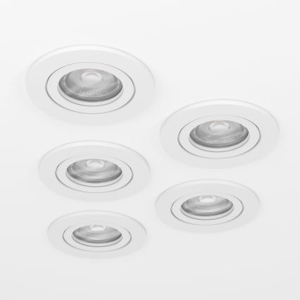 Eglo - Set 5x faretti da incasso LED/4,8W/230V 2700/4000/6500K bianco