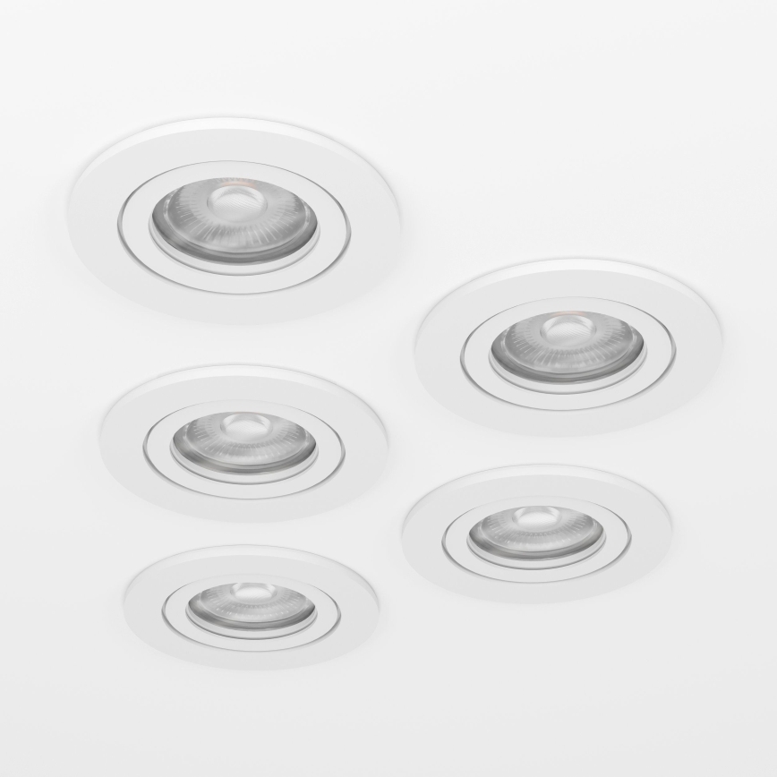 Eglo - Set 5x faretti da incasso LED/4,8W/230V 2700/4000/6500K bianco