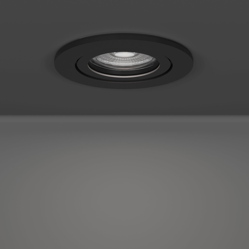 Eglo - 3er-Set LED-Einbaustrahler, 4,8 W, 230 V, 2700/4000/6500 K, schwarz