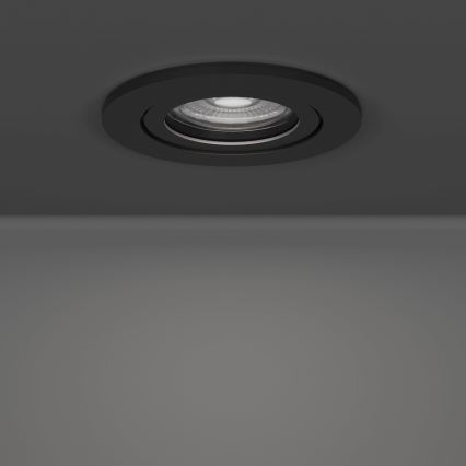 Eglo - Set da 5 faretti da incasso a LED 4,8W 230V 2700/4000/6500K, nero