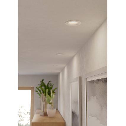 Eglo - Spot encastré LED pour salle de bains LED/4,9W/230V 2700/4000/6500K Ø 8,8 cm IP65 blanc