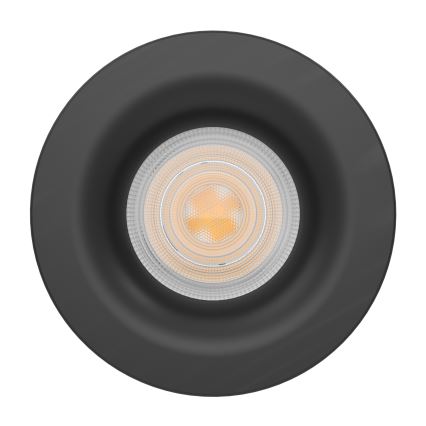 Eglo - Faretto LED da incasso per bagno LED/4,9W/230V 2700/4000/6500K Ø 8,8 cm IP65 nero