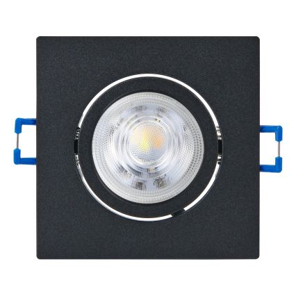 Eglo - Set 3x dimmbares LED-Einbau-Downlight LED/4,8W/230V 8,8x8,8 cm schwarz