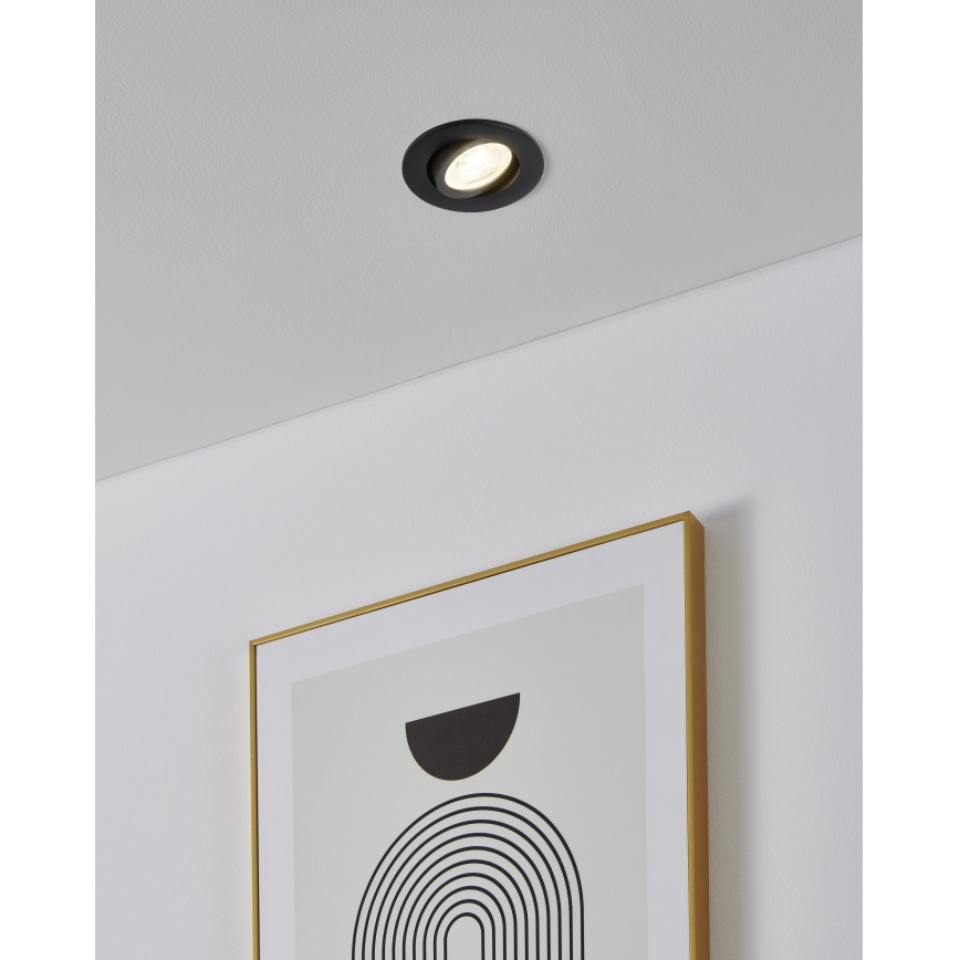 Eglo - SET 3x faretti da incasso LED RGBW dimmerabili LED/4,7W/230V 2700-6500K nero