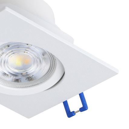 Eglo - Set da 3 faretti da incasso dimmerabili a LED/6,4W/230V 8,8x8,8 cm bianchi