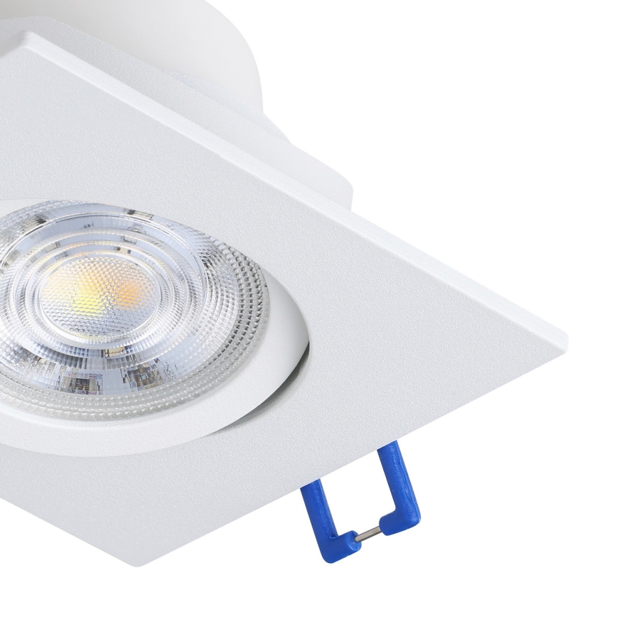 Eglo - Set da 3 faretti da incasso dimmerabili a LED/6,4W/230V 8,8x8,8 cm bianchi