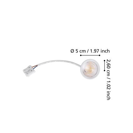 Eglo - Module LED d'extérieur dimmable LED/4,8W/230V 2700/4000/6500K IP44