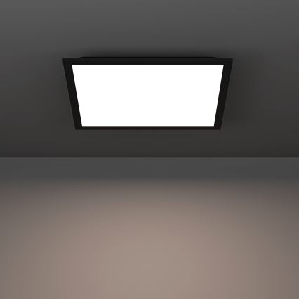 Eglo - Plafonnier LED/18,8W/230V 2700/4000/6500K 40x40 cm noir