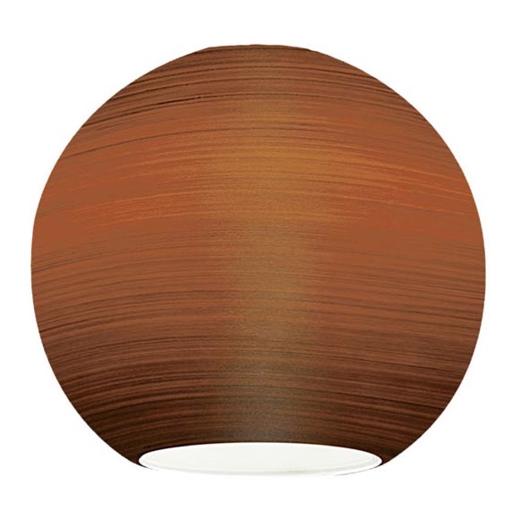 EGLO 90251 - Vetro di ricambio per lampadario, lampada da tavolo, plafoniera e faretto MY CHOICE E14 diametro 9 cm marrone asciugato