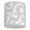 Eglo 90257 - Lampenschirm MY CHOICE weißes Ornament E14 Durchmesser 7 cm