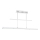 EGLO 90913 - Lampadario LED a sospensione con filo RUFO 6xLED/5W/230V
