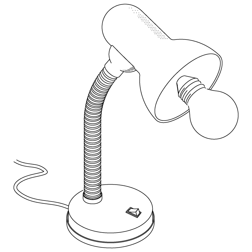 Eglo - Lampada da tavolo 1xE27/40W/230V