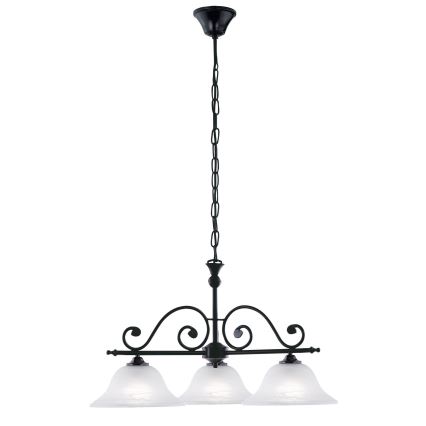 Eglo - Suspension chaîne 3xE27/60W/230V