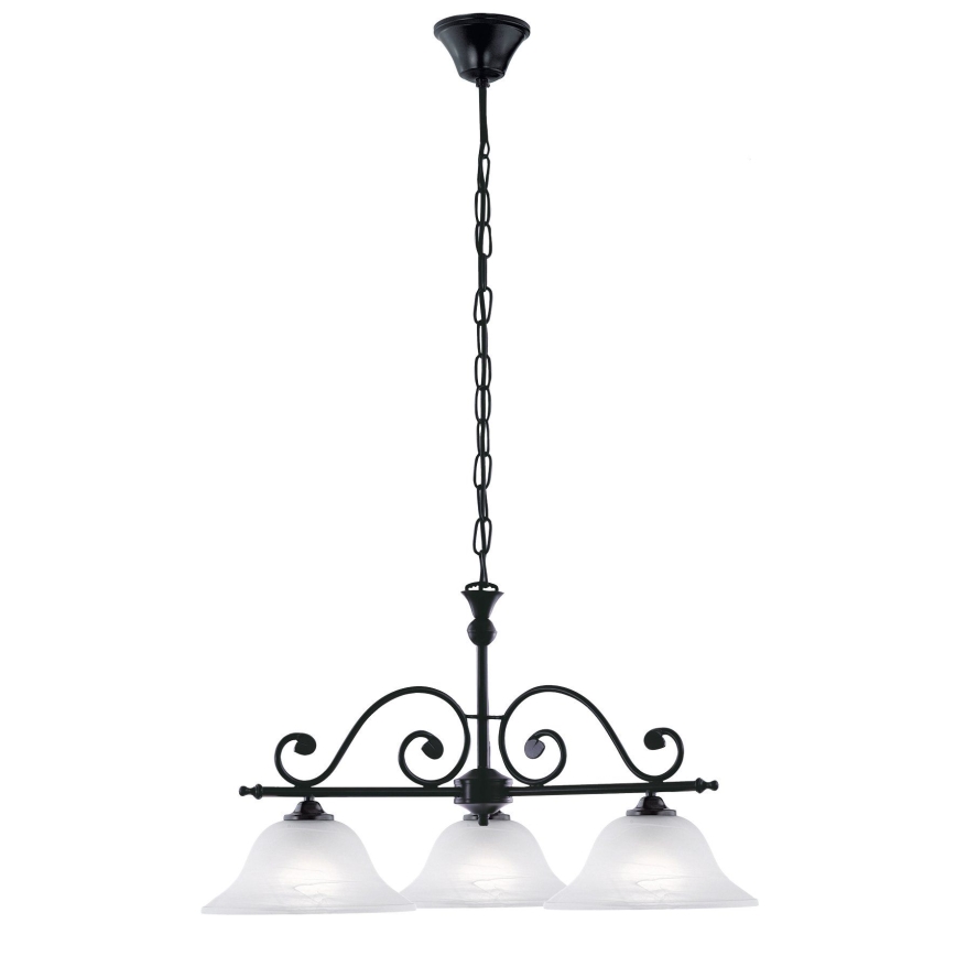 Eglo - Suspension chaîne 3xE27/60W/230V
