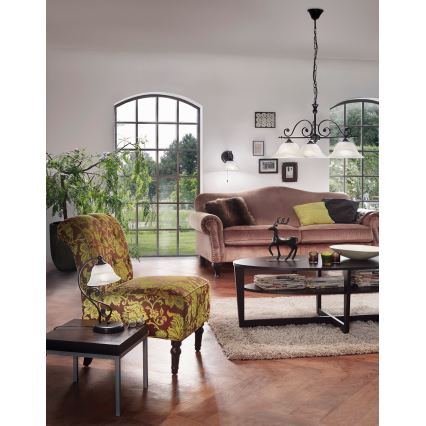 Eglo - Suspension chaîne 3xE27/60W/230V