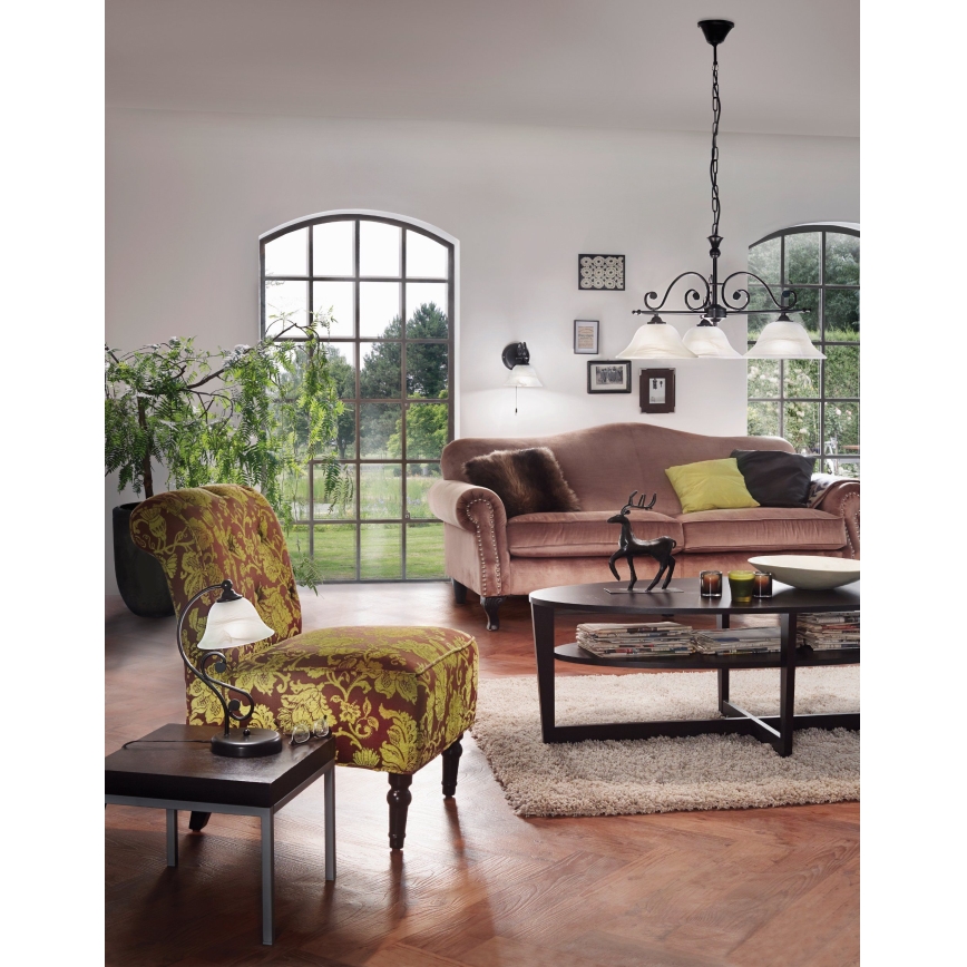 Eglo - Suspension chaîne 3xE27/60W/230V