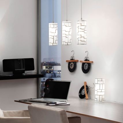 Eglo - Lampada da tavolo E27/60W/230V