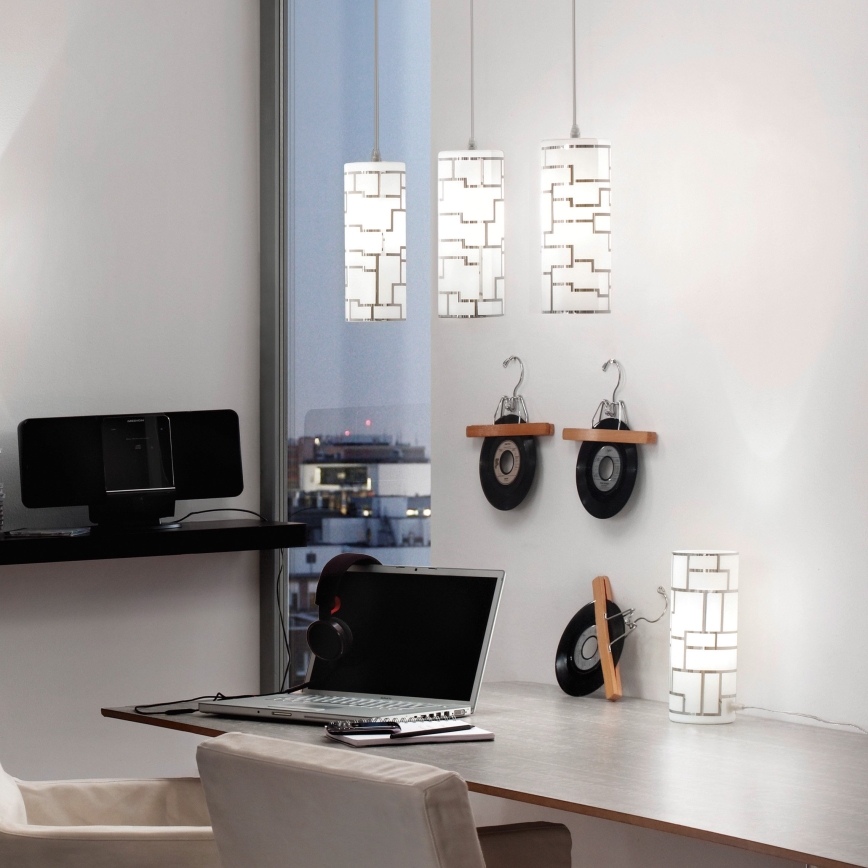Eglo - Lampada da tavolo E27/60W/230V